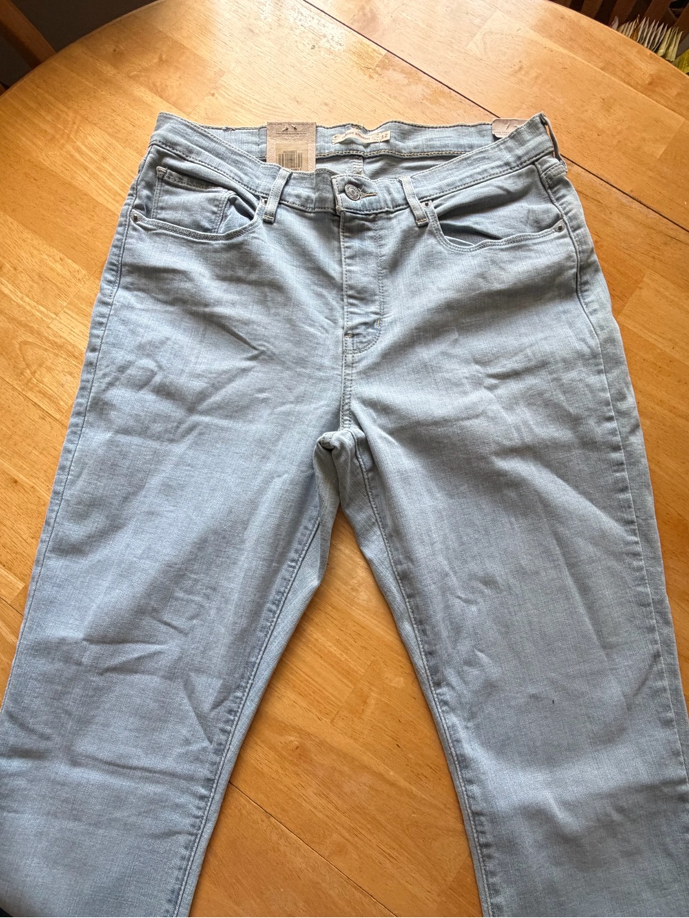 Levi's Light Blue Straight Leg Jeans